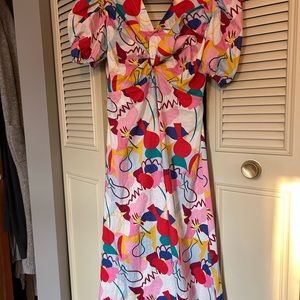 Glamorous Abstract Dress from Anthropologie - Size 8
